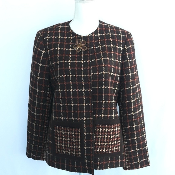 Harve Benard Vintage Style Plaid Jacket/Blazer - Picture 1 of 8